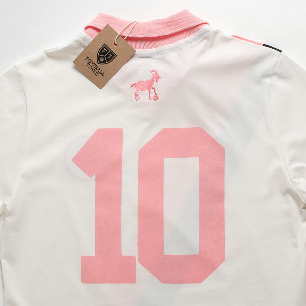 Polo M GOAT Leo striped white